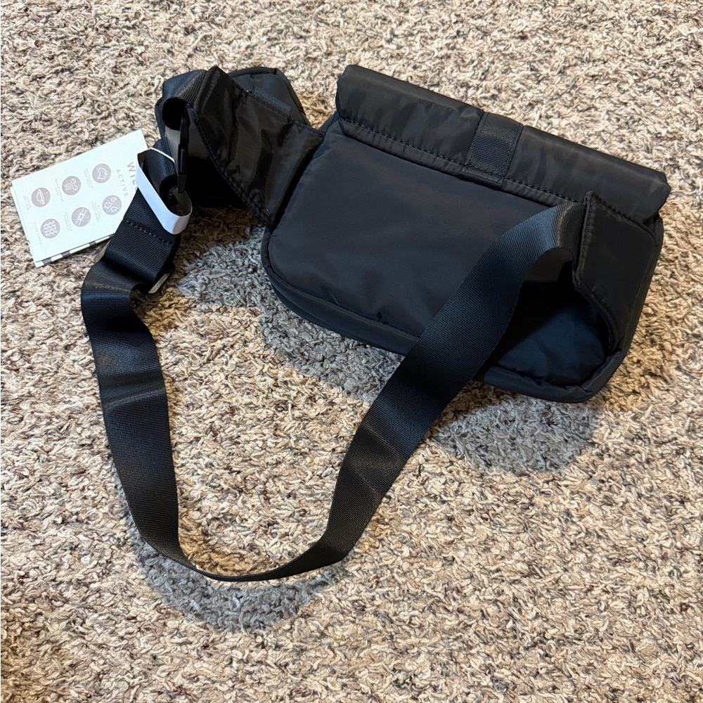 Wilo The Label Nylon Snap Front Waist Bag - Black - Picture 3 of 3